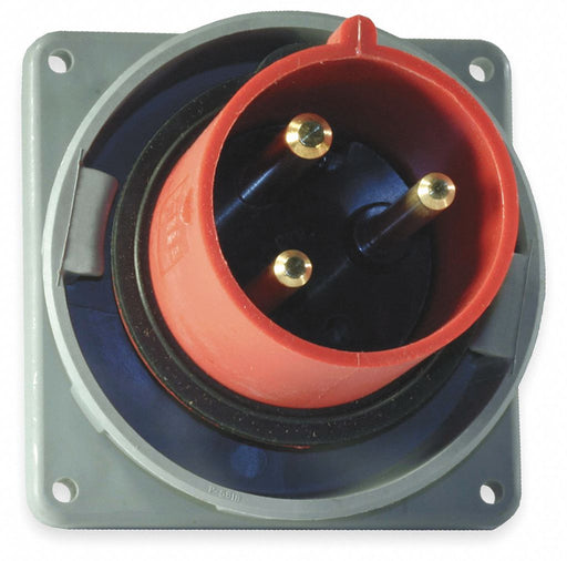 WT Pin and Sleeve Inlet Red 2P 3W 60 A