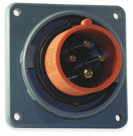 WT Pin and Sleeve Inlet Orng 3P 4W 20 A