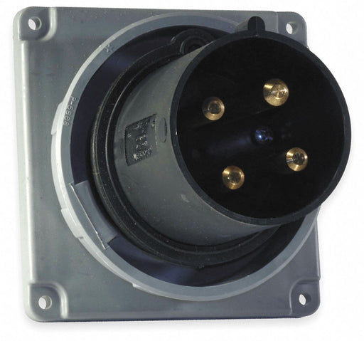 WT Pin and Sleeve Inlet Black 3P 4W 30 A