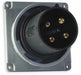 WT Pin and Sleeve Inlet Black 3P 4W 30 A