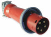 IEC Pin and Sleeve Plug 60 A Red 4Pl