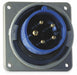 WT Pin and Sleeve Inlet Blue 4P 5W 20 A