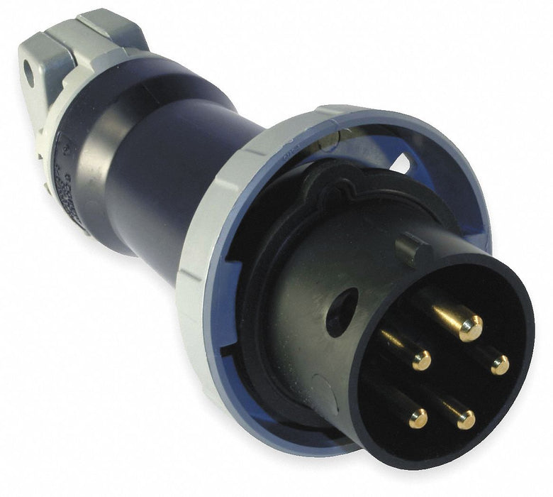 IEC Pin and Sleeve Plug 30 A Black 4Pl