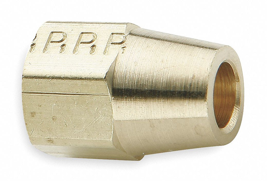 LongNut Brass Compression 3/8 PK10