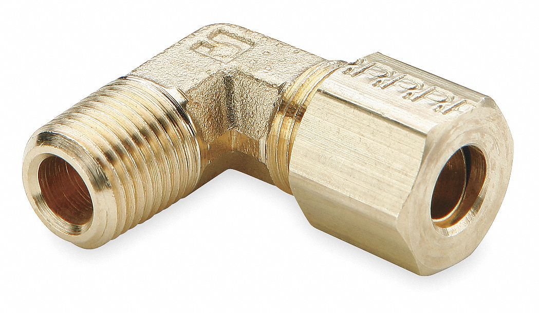 Elbow Brass Comp.1/2 FNPTF1/8 PK10