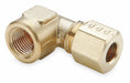 Elbow Brass Comp.1/8 FNPTF1/8 PK10