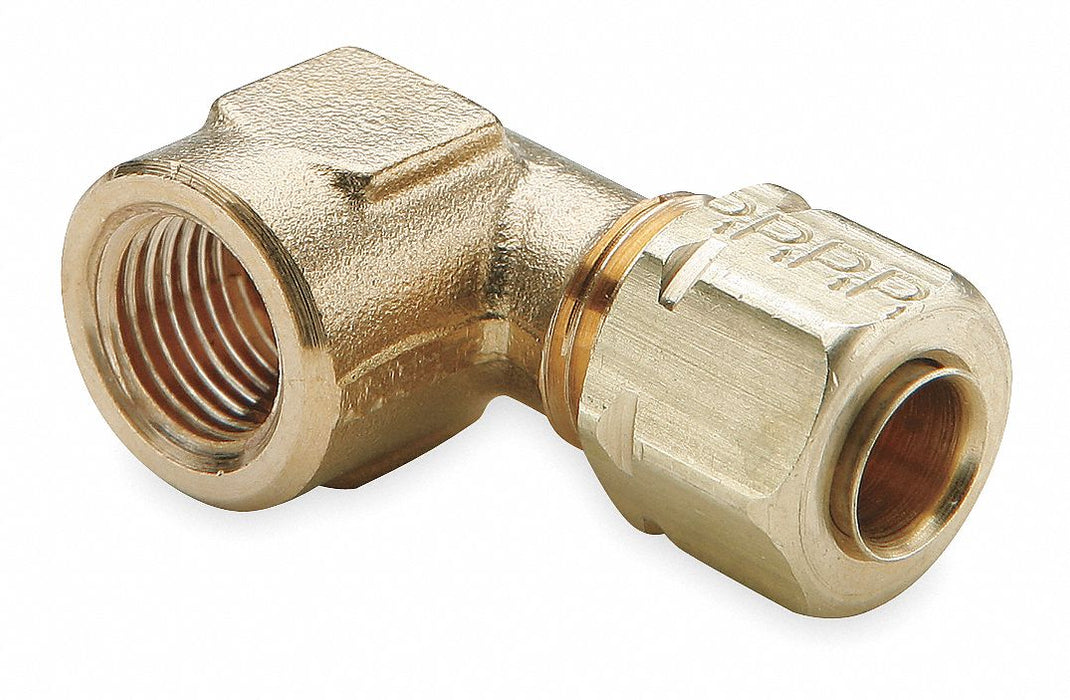 Elbow Brass Comp. 1/4 in FNPT 1/8 in