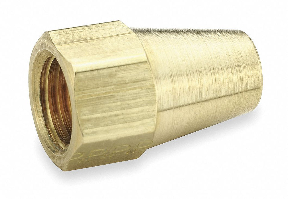 Flared Fitting Nut Brass 3/16 in PK10