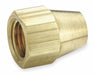 Flared Fitting Nut Brass 3/16 in PK10