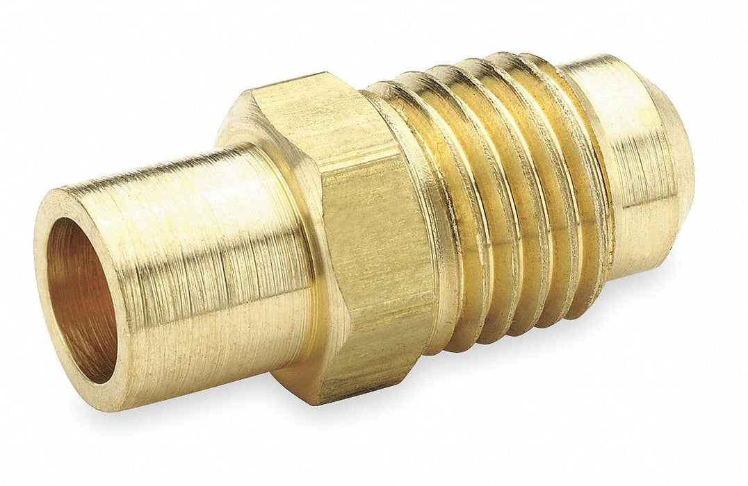 Strt Brass Flared1/4 FTG1/4 PK10