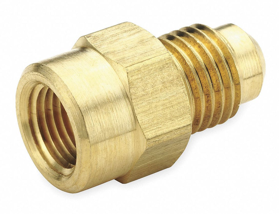 Strt Brass Flared3/16in FNPT1/8in PK10