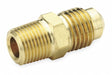 Strt Brass Flared1/2in MNPT3/8in PK10
