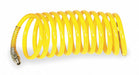 Coiled Air Hose 1/4 ID x 12 ft 185 psi