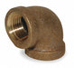 90 Elbow Red Brass 3  FNPT