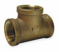Tee Red Brass 1 1/4 in Pipe Size FNPT