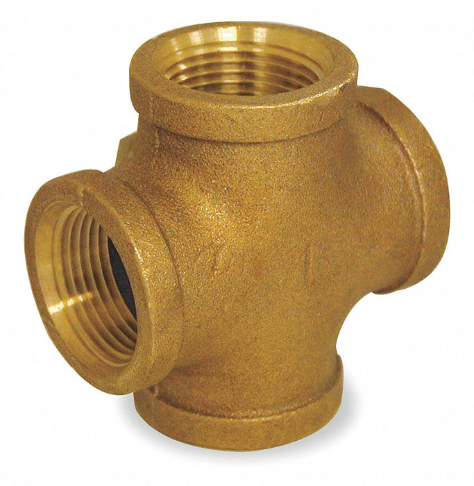 Cross Red Brass 3/8 in Pipe Size FNPT