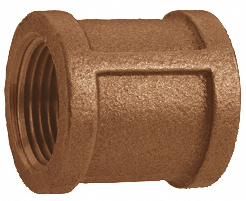 Coupling Red Brass 1 in FNPT