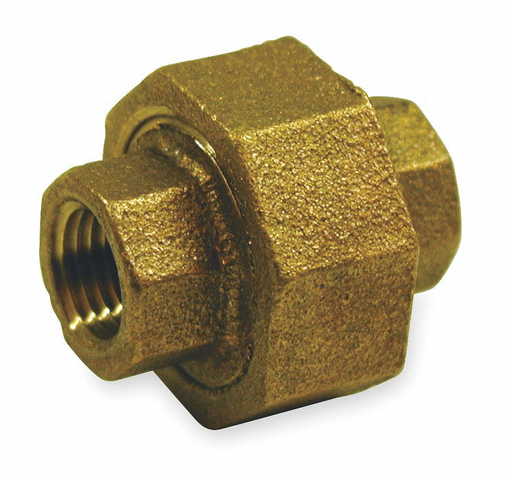 Union Red Brass 1 1/2 FNPT