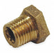 Hex Bushing Red Brass 1/2 x 1/4 in