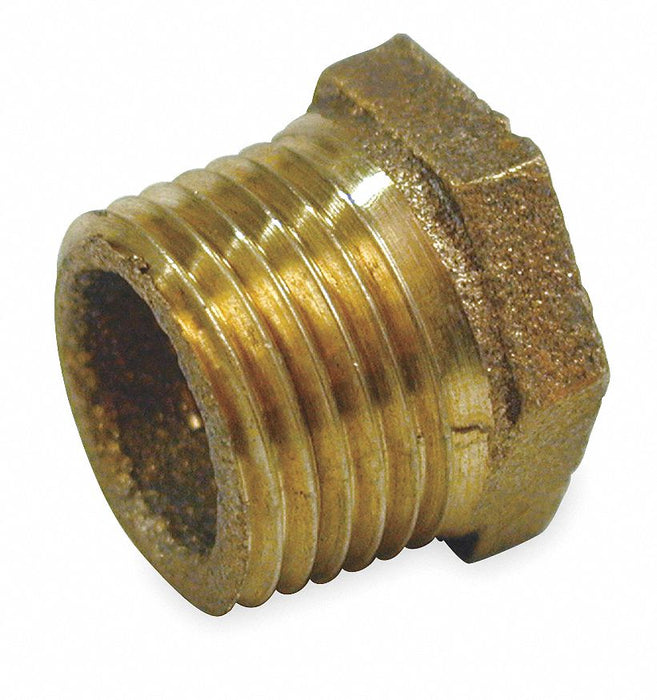 Hex Bushing Red Brass 3/4 x 1/8 in