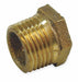Hex Bushing Red Brass 3/4 x 1/8 in