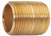 Nipple Red Brass 1 1/4 x Close Threaded