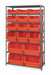 D5571 Bin Shlvng 18inx75inx42in Red