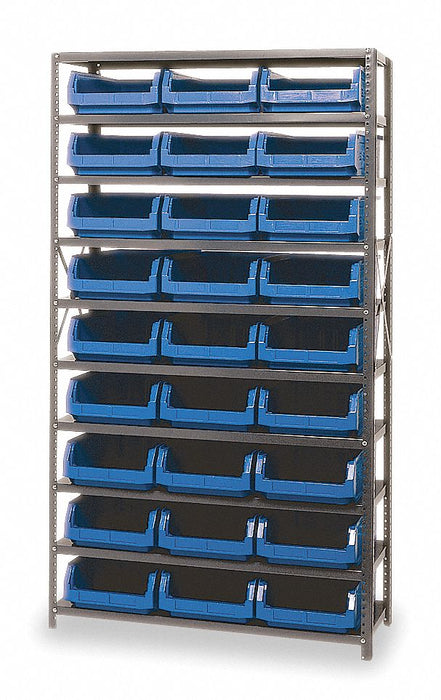 E1528 Bin Shlvng 18inx75inx42in Blue