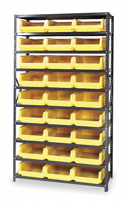 E1528 Bin Shlvng 18inx75inx42in Yellow