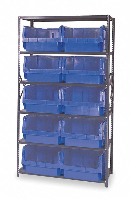 E1531 Bin Shlvng 18inx75inx42in Blue