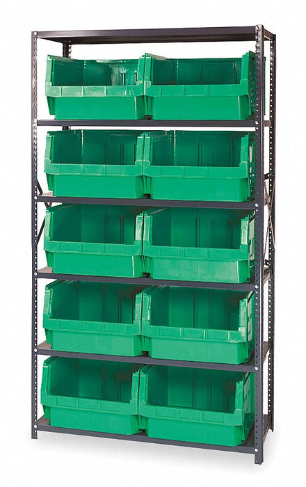 E1531 Bin Shlvng 18inx75inx42in Green