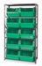 E1531 Bin Shlvng 18inx75inx42in Green