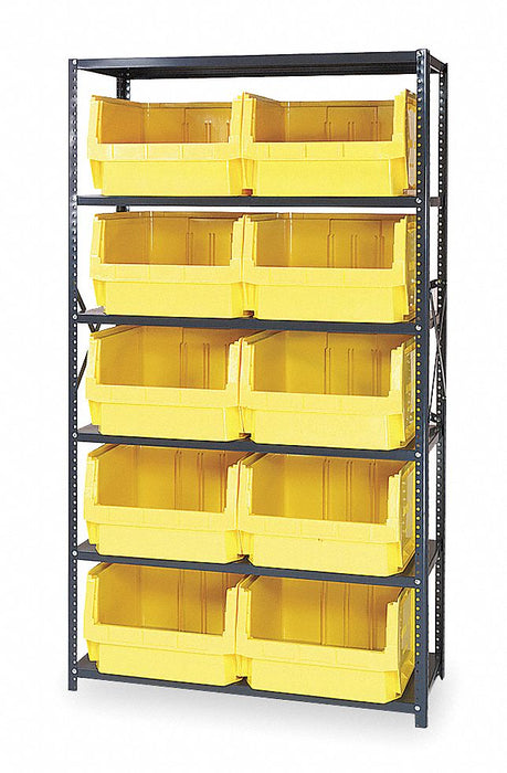 E1531 Bin Shlvng 18inx75inx42in Yellow