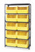 E1531 Bin Shlvng 18inx75inx42in Yellow