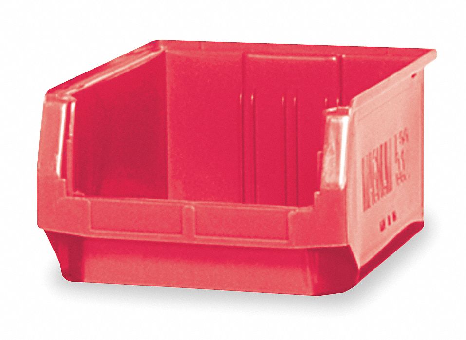 F8681 Bin Red Polyethylene 7 7/8 in