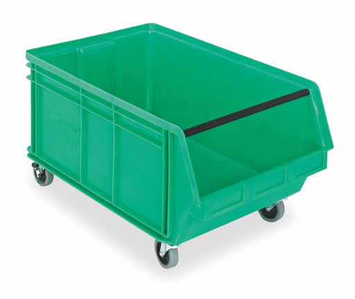 D5569 Mobile Bin Green Polypropylene 14 7/8 in