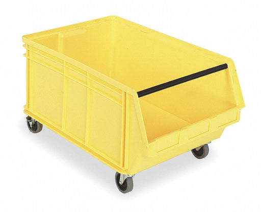 D5569 Mobile Bin Yellow PP 14 7/8 in