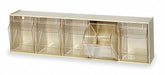 F1574 Tip-Out Bin Ivory Unfinished 6 1/2 in