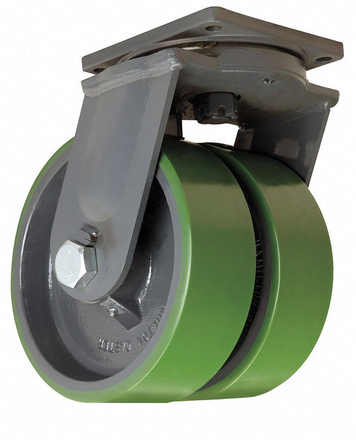 Plate Caster Swivel Polyurethane 13 H