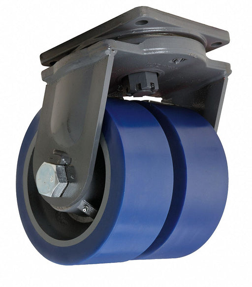 Plate Caster Swivel Polyurethane 13 H