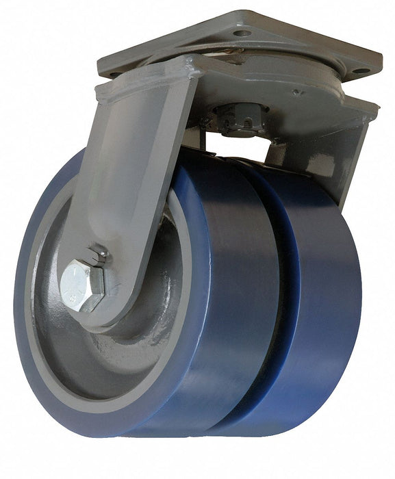 PlateCaster Swivel Polyurethane 15 1/2 H