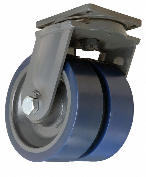 PlateCaster Swivel Polyurethane 15 1/2 H