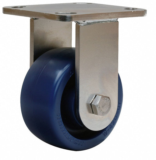 Plate Caster Rigid Polyurethane 5 5/8 H