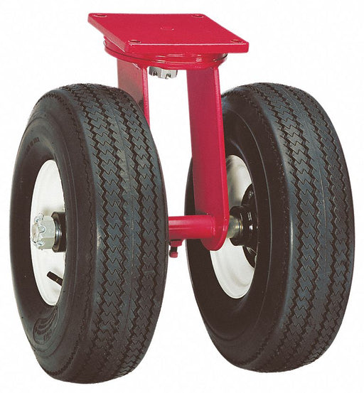 Plate Caster Swivel Rubber 15 1/2 H
