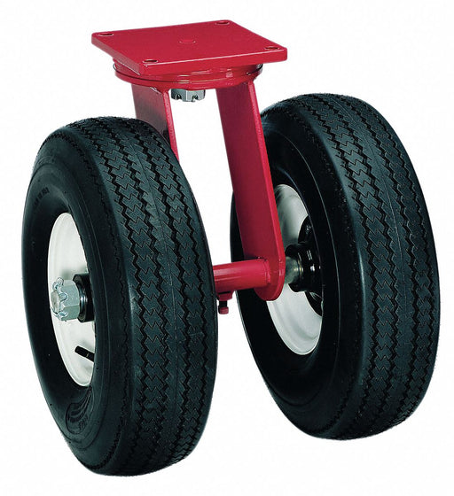 Plate Caster Swivel Rubber 18 3/4 H