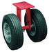 Plate Caster Rigid Rubber 18 3/4 H
