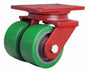 Plate Caster Swivel Polyurethane 5 5/8 H