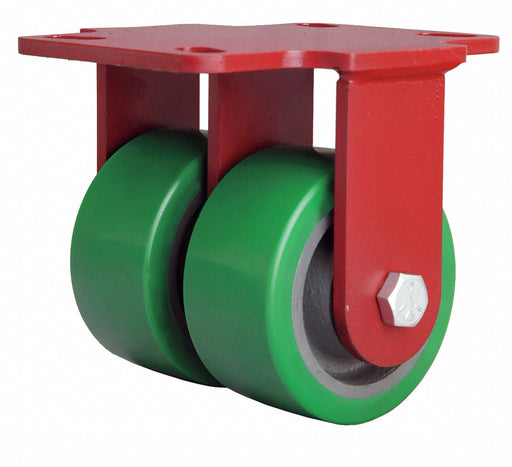 Plate Caster Rigid Polyurethane 5 5/8 H