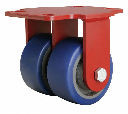 Plate Caster Rigid Polyurethane 5 5/8 H