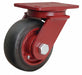 Plate Caster Swivel Rubber 7 1/2 H